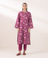 Women's Pret Khaddar Embroidered Magenta Straight Shirt